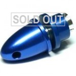 RC Model 3.17mm Hole Blue Metal Propeller Adapter